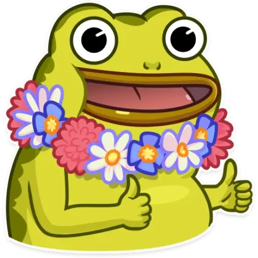 George the funny frog