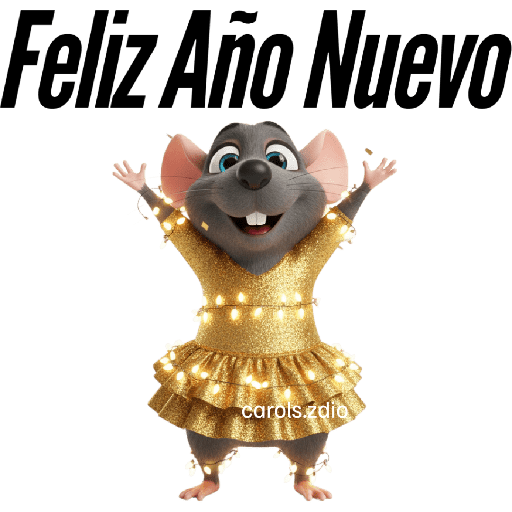 🎉🥂 Ratita Feliz Año Nuevo 🥂🎉 preview
