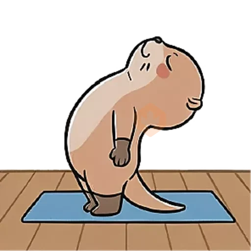 超嘜唧唧兵：小浪學瑜伽 sticker 12