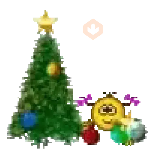 Emoji pixel navidad 🎄🥂 sticker 11