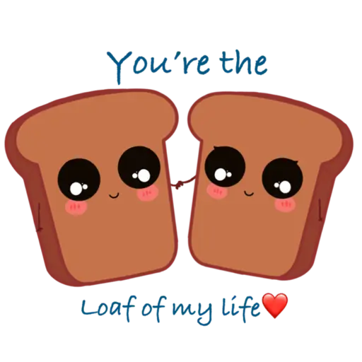 Cute Food Sticker Puns Pack
