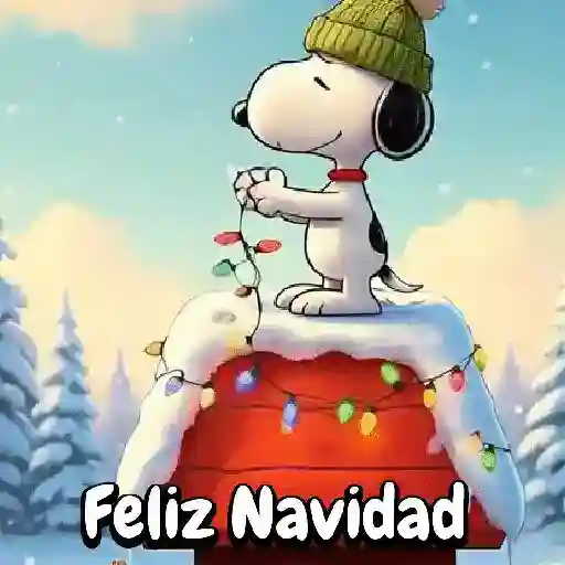 Snoopy en Navidad 🎄✨