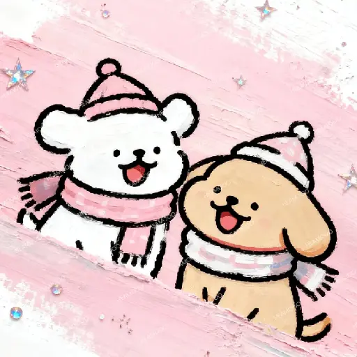 ₍ᐢ. .ᐢ₎ Cute Puppy New Year