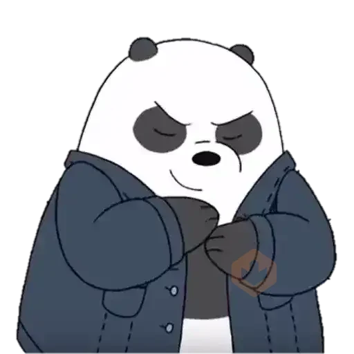 Panda 1 sticker 20