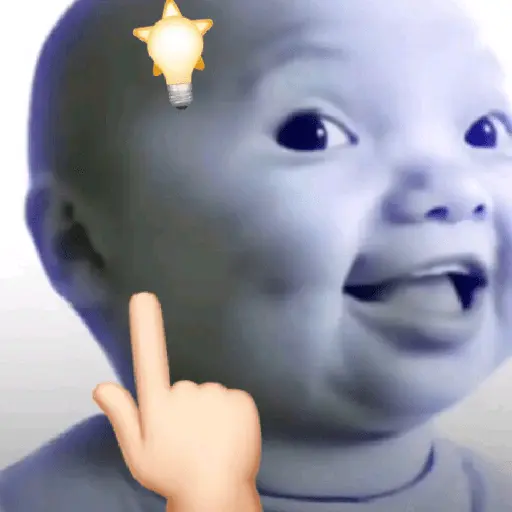 Bebé riendo meme baby 😎