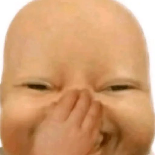 Bebé riendo meme baby 😎