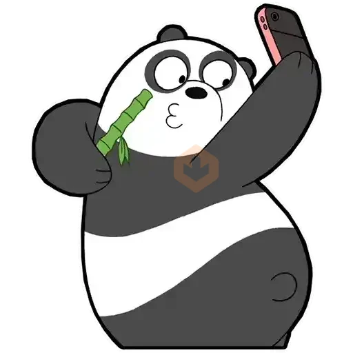 Panda 2 sticker 13