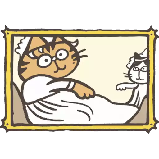 Mandycat 文地貓 名畫貓