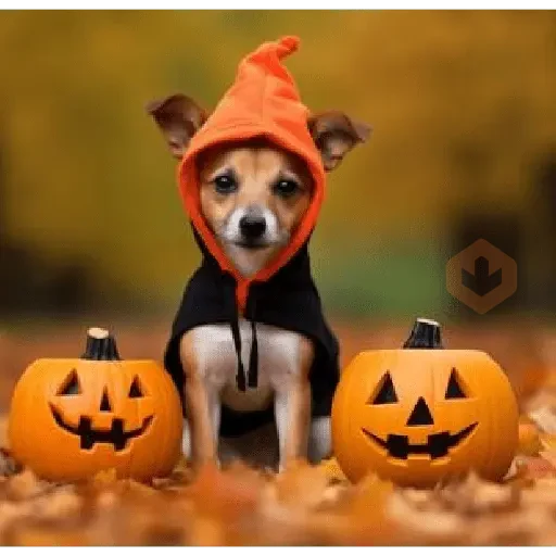 Otoño - Perritos funny 🍂🍁 sticker 15