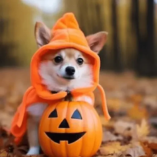 Otoño - Perritos funny 🍂🍁 sticker 17