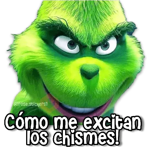 🎄El Grinch Memes🎄 sticker 24