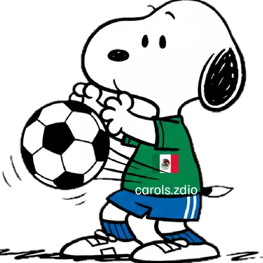 ⚽ Futbol Snoopy México 🇲🇽⚽