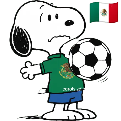 ⚽ Futbol Snoopy México 🇲🇽⚽