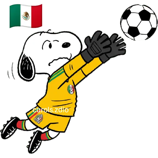 ⚽ Futbol Snoopy México 🇲🇽⚽