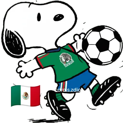 ⚽ Futbol Snoopy México 🇲🇽⚽