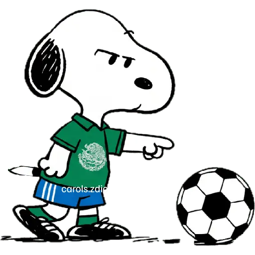 ⚽ Futbol Snoopy México 🇲🇽⚽