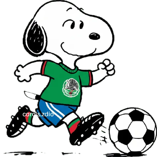 ⚽ Futbol Snoopy México 🇲🇽⚽
