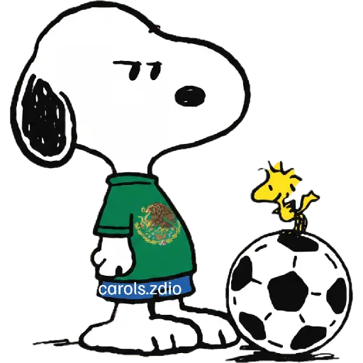⚽ Futbol Snoopy México 🇲🇽⚽