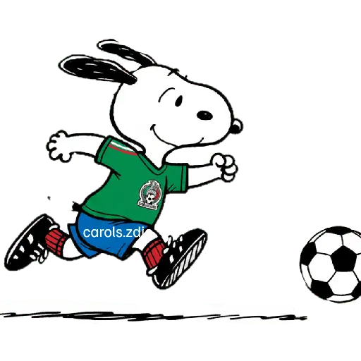 ⚽ Futbol Snoopy México 🇲🇽⚽