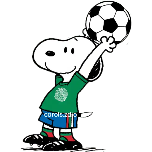 ⚽ Futbol Snoopy México 🇲🇽⚽