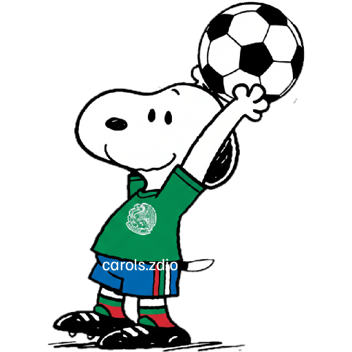 ⚽ Futbol Snoopy México 🇲🇽⚽ preview