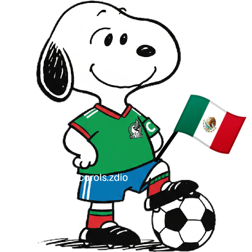 ⚽ Futbol Snoopy México 🇲🇽⚽ preview