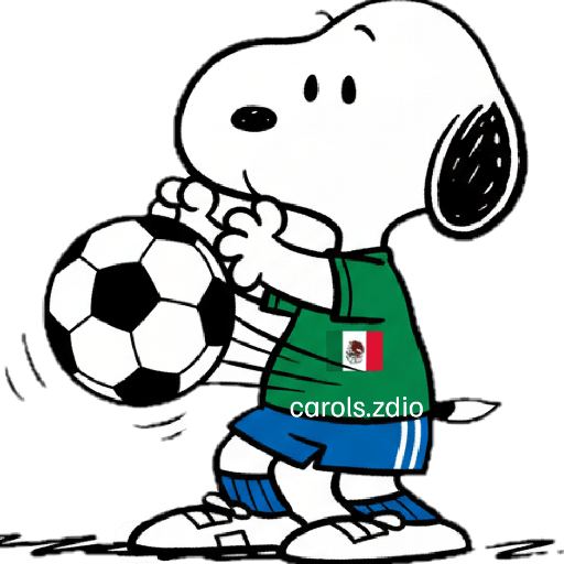 ⚽ Futbol Snoopy México 🇲🇽⚽ preview