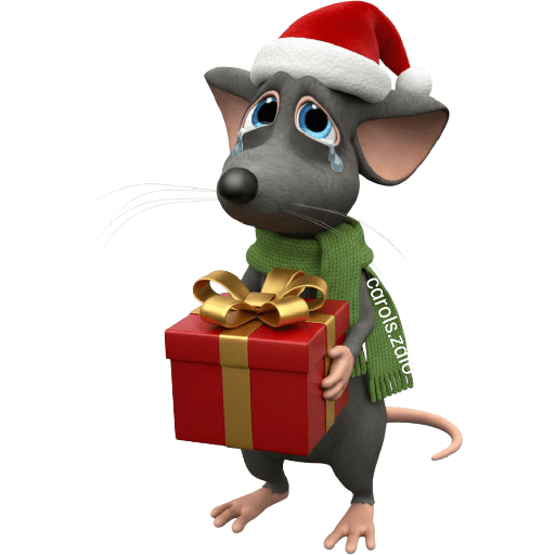 🎄🎁Rata triste tímida Navidad 🎁 preview