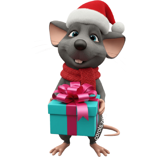 🎄🎁Rata triste tímida Navidad 🎁 preview