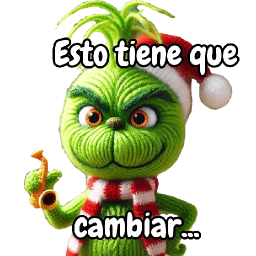 El Grinch a ganchillo🧶🧶🪡