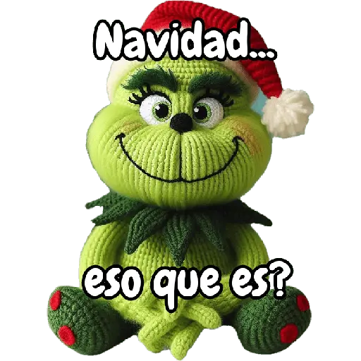 El Grinch a ganchillo🧶🧶🪡