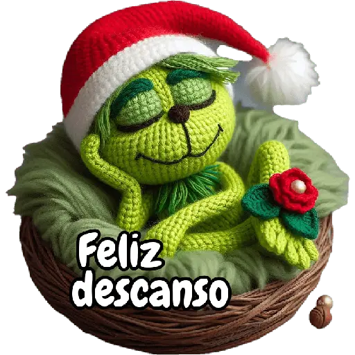 El Grinch a ganchillo🧶🧶🪡