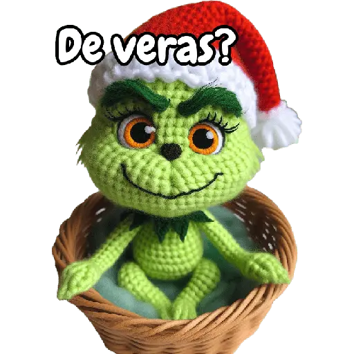El Grinch a ganchillo🧶🧶🪡