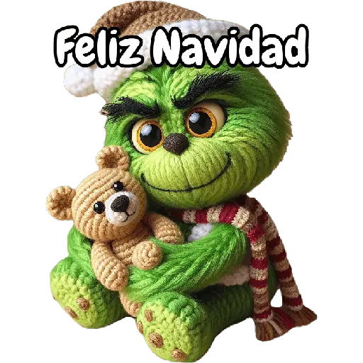 El Grinch a ganchillo🧶🧶🪡
