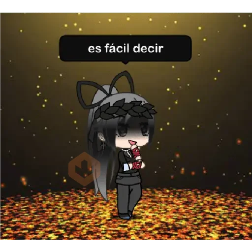 gacha life sad sticker 16