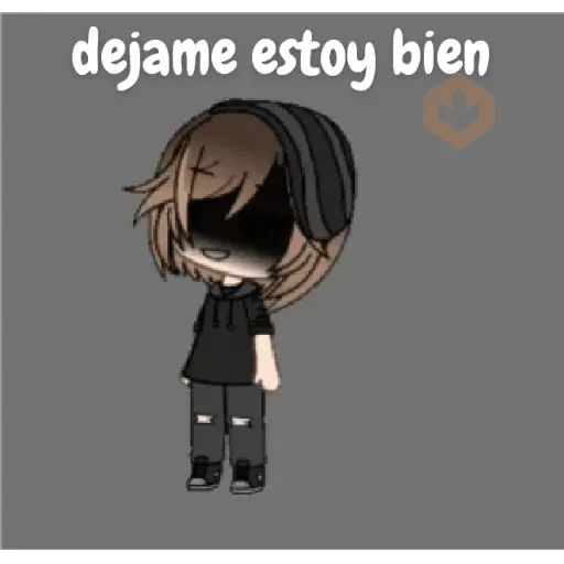 gacha life sad sticker 22