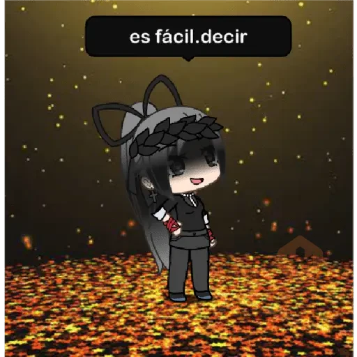 gacha life sad sticker 18