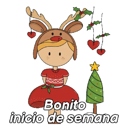 Saludos navideños👋🏻🌲⛄anim