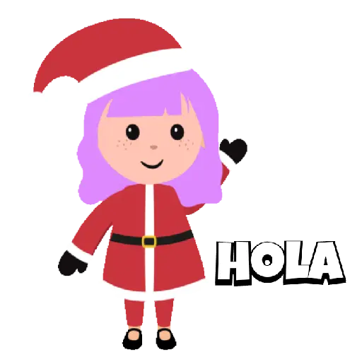 Saludos navideños👋🏻🌲⛄anim