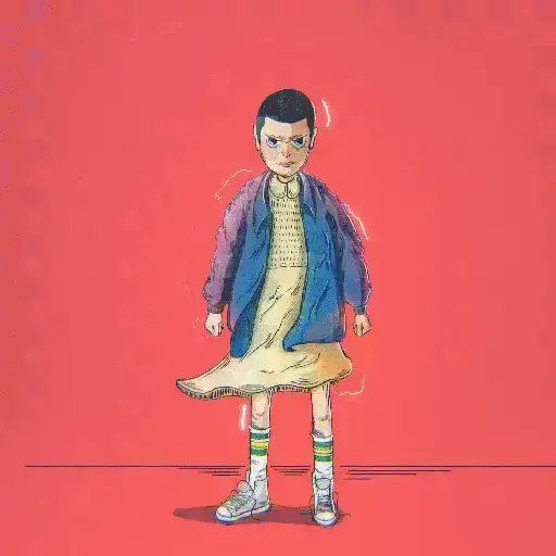 Stranger things sticker 11