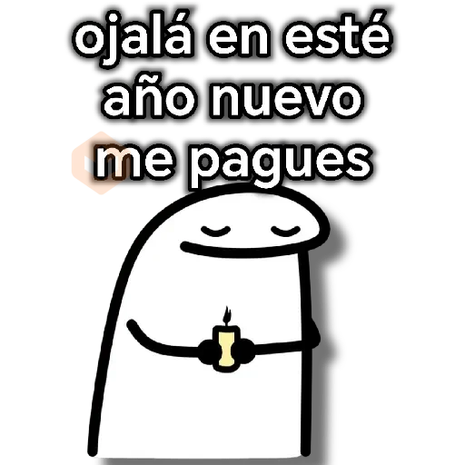 flork Año nuevo sticker 17