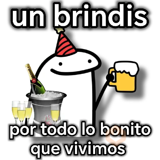 flork Año nuevo sticker 24