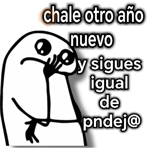 flork Año nuevo sticker 19