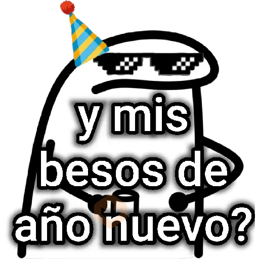 flork Año nuevo sticker 12