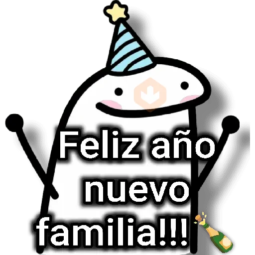 flork Año nuevo sticker 30