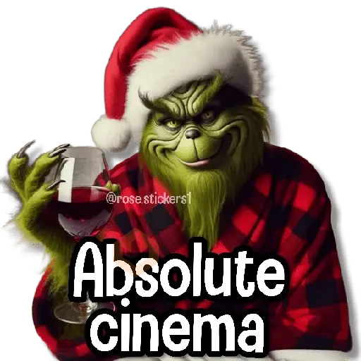 😎El Grinch Moderno 2🎄 sticker 12