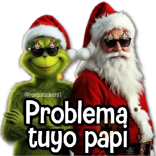 😎El Grinch Moderno 2🎄 sticker 11