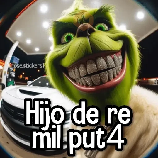 😎El Grinch Moderno 2🎄 sticker 17