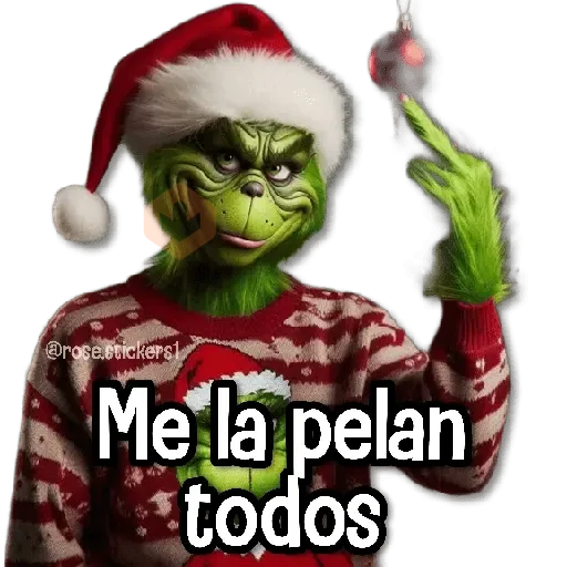 😎El Grinch Moderno 2🎄 sticker 13