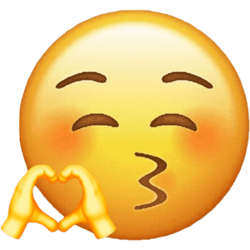 Emoji iPhone 🥰🤗 preview